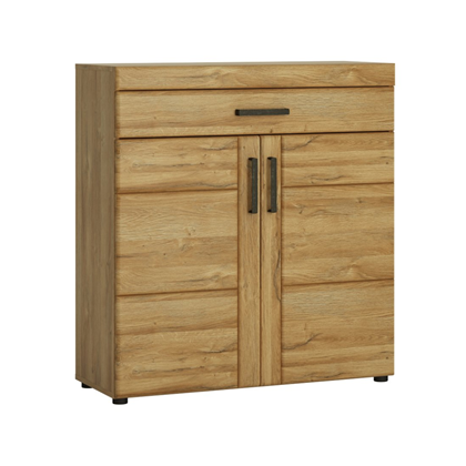 Shoe Cabinet 2D-1S – PVC Oak Grandson