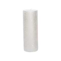 Candle H 20 cm Ice Cera Silver