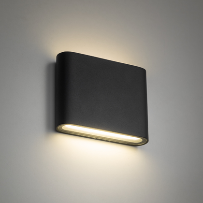 LED Wall Light S – Graphite & White