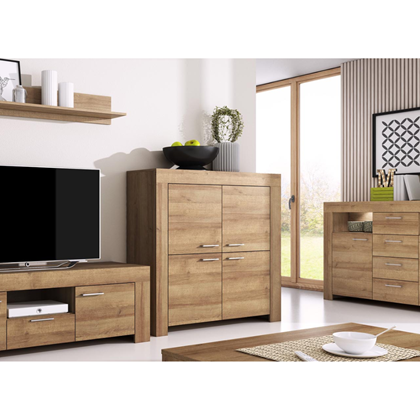 Sideboard 4 Doors 110 – Riviera Oak