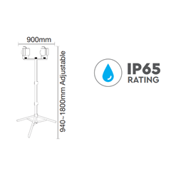 Tripod Stand For Floodlight Yellow Color