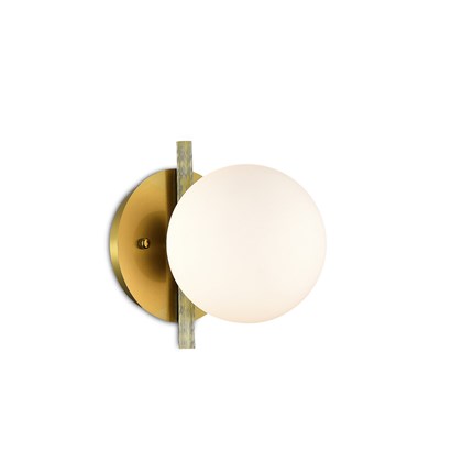 Wall Lamp Iron & Glass L200 H230MM Brass
