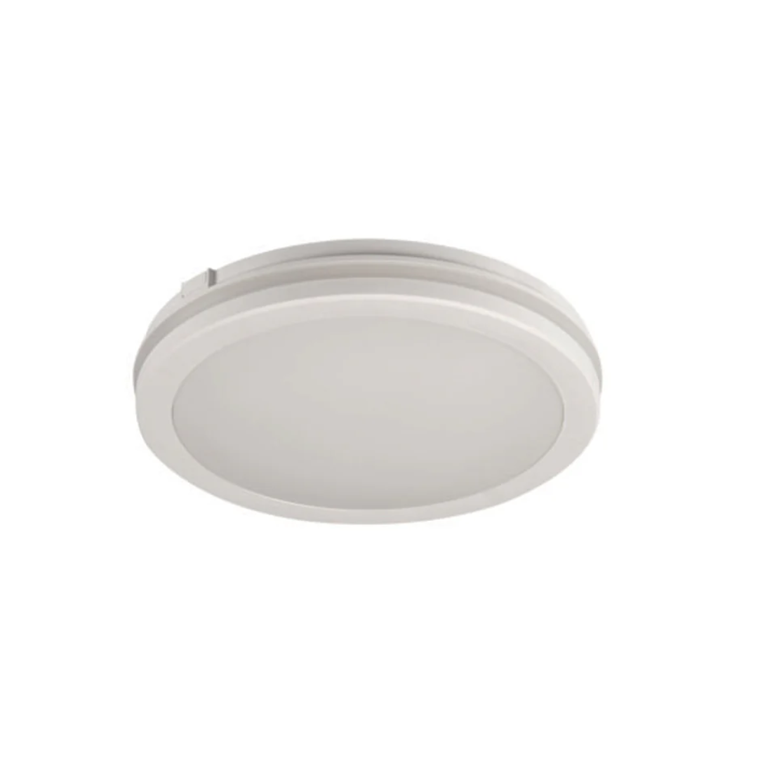 Plastic Ceiling Light IP54 White E27x2