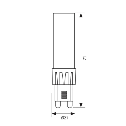 LED lamp OTO 7W · 800LM - 4000K
