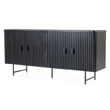 Sideboard Remi 4 Doors Black