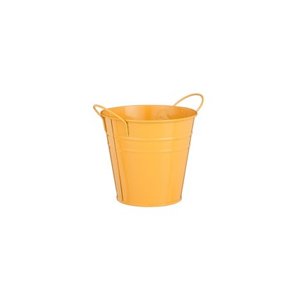Yellow Bucket Pot - 12x13cm