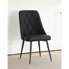 Dinning Chair Black PU