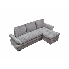 Reversible Corner Sofa Bed - Grey