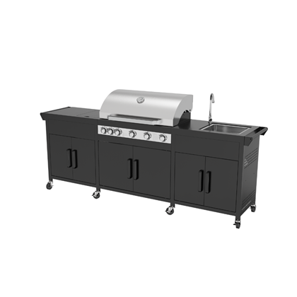 Natural Colour Silver Kitchen BBQ