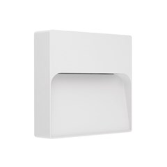 White Plastic  Wall  Light  8W IP65