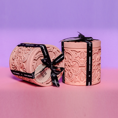 Maltese Tile Large Cylinder Jar Candle