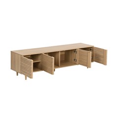 TV Stand - Modern Slatted