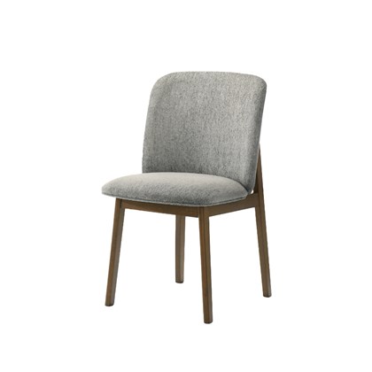 Walnut Chair – Light Grey & Walnut
