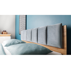 Bed 160 with Lift – Light Riviera Oak & White