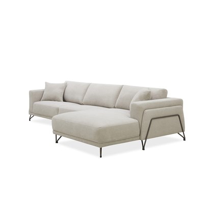 Sofa 2-Seater with CHL Right 3.5 - Grey