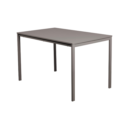 Dining Table 120x75x75cm PB Metal  – Dove Grey