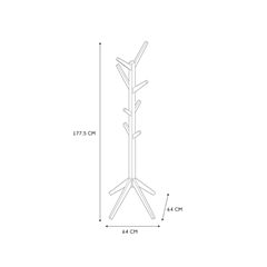Coat Stand Tree – White
