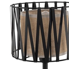 Bedside Lamp Harmony - Black & Nature