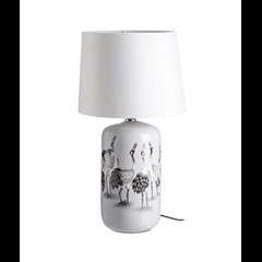 Table Lamp Heron White Broken - 38 x 38cm