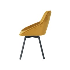 Dining Chair Velvet - Yellow