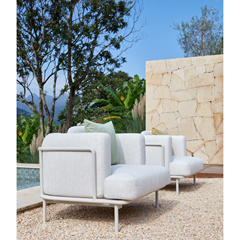 Garden Sofa Set of 4 – Domestic Silver White