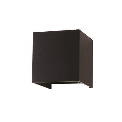 Wall Lamp  Square 12W 3000K LED IP65 Black