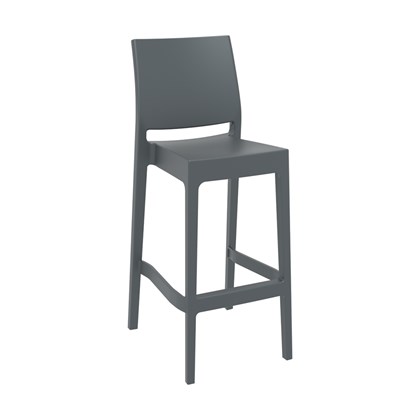 Bar Stool 75cm  Dark Grey