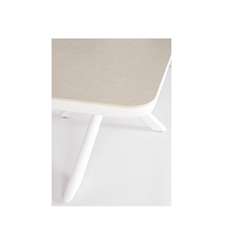White Extendable Table 200-260X100
