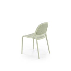 Chair Mint Plastic Frame Straight Legs