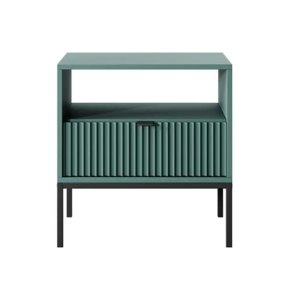 Bedside Table 1 Drawer – Green