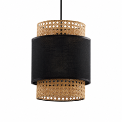 Pendant Lamp 1 Flat - Black