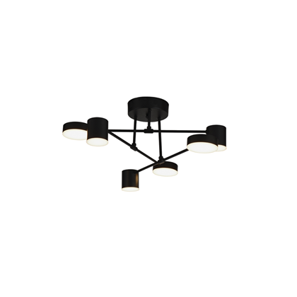Pendant 6Lamp – Black/White