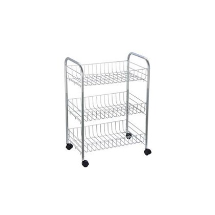 Kitchen Trolley 3 Levels - Chrome