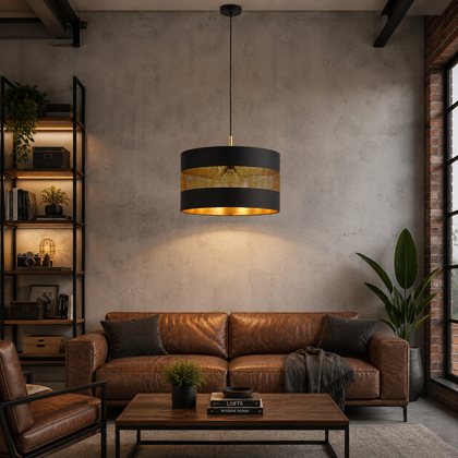 Pendant Lamp – Black & Gold