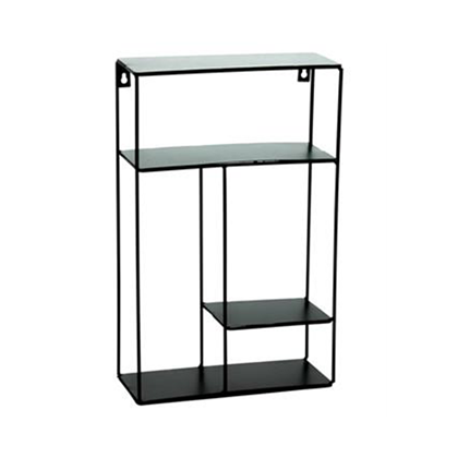 RECTANGULAR METAL WALL RACK 25X10X40