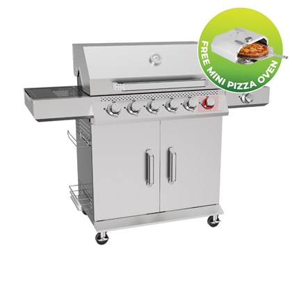 Stainless Steel BBQ - 6 Burner