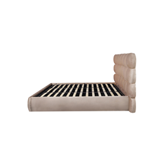 Upholstery Bed with Gas Lift 180x200 - Taupe