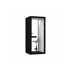 Single-Person Acoustic Booth - Black