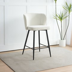 Bar Stool – White & Black
