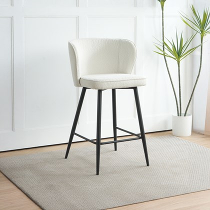 Bar Stool – White & Black