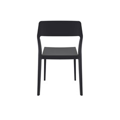 Black Resin Dining Chair