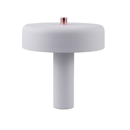 Coper-White Table Lamp - D300mm H330mm