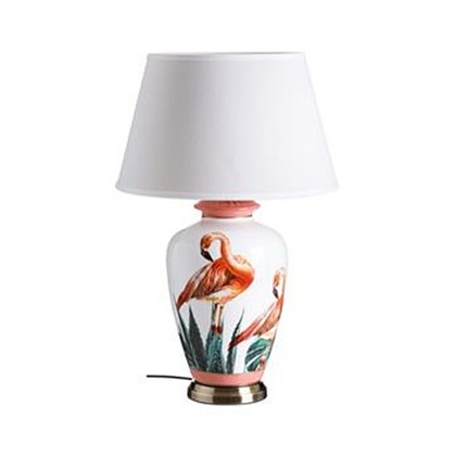 Table Lamp Flamingo Coral White - 46 x 46cm