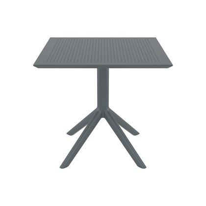 Table Square  Dark Grey 80x80cm