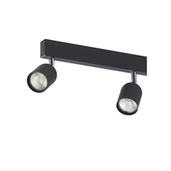 Top Black Ceiling Lamp – 4 Flat