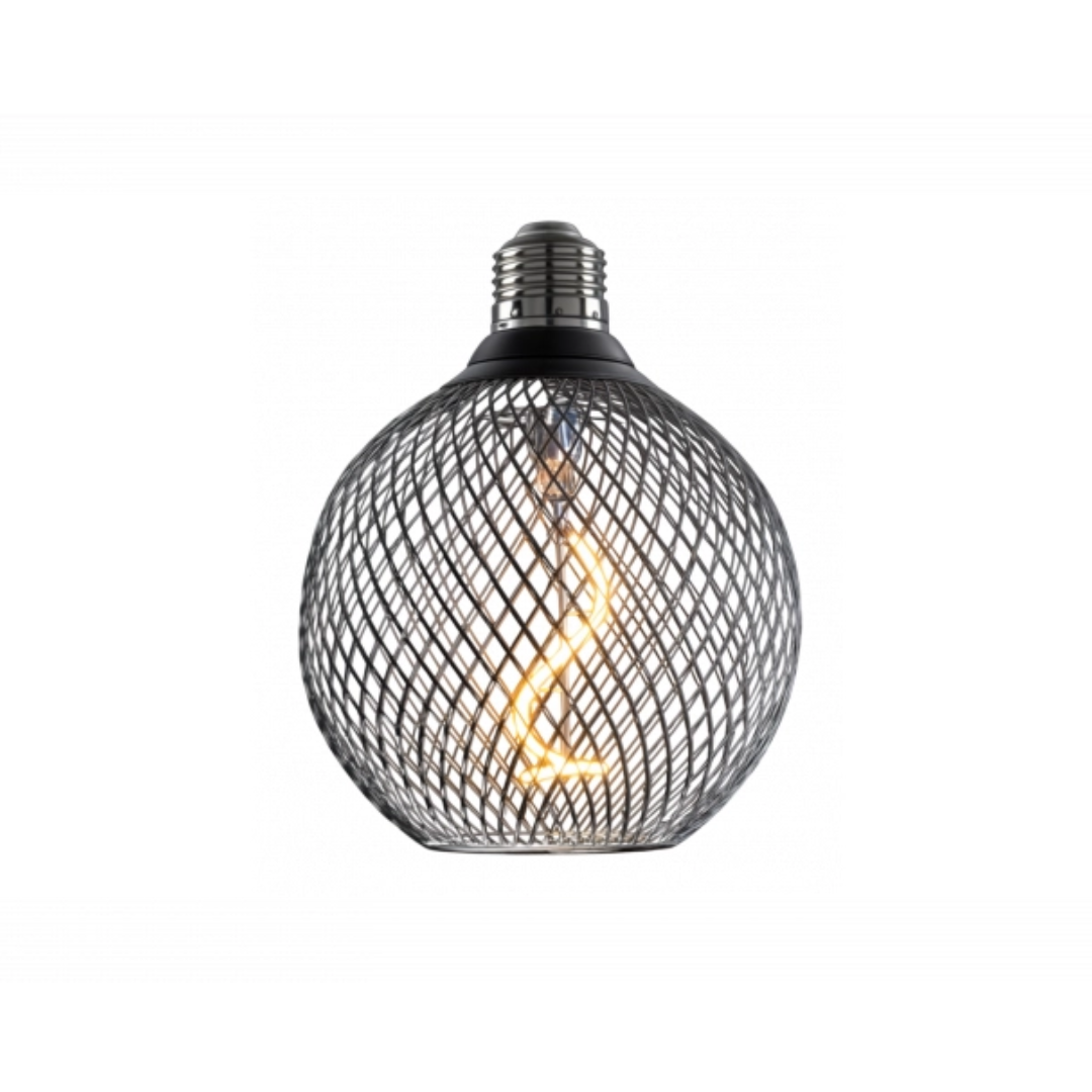 LED Bulb E27 2.5W – Black & Gold Glass