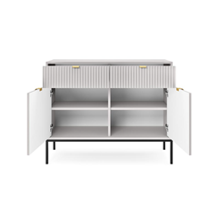 Sideboard 2 Doors 2 Drawers - Grey