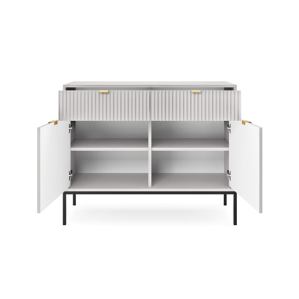 Sideboard 2 Doors 2 Drawers - Grey