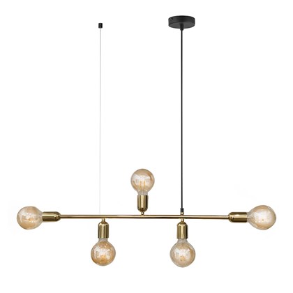 Pendant Lamp Tobi Gold 5 Panels E27 15W