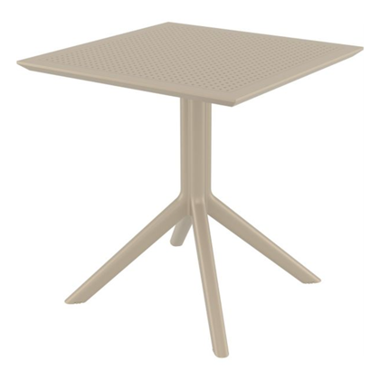 Table Square  Taupe 70x70cm